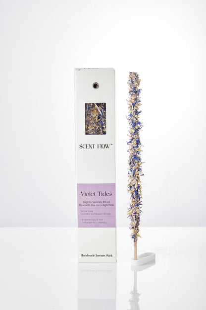 Lavender cleansing incense to remove negative energy and purify a sacred space